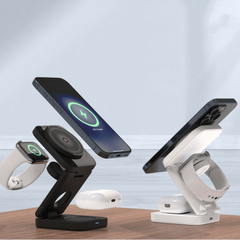 3 IN 1 FOLDABLE WIRELESS CHARGER - Blondies Flips Gear and Clothing
