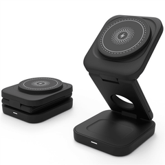 3 IN 1 FOLDABLE WIRELESS CHARGER - Blondies Flips Gear and Clothing