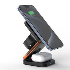 3 - in - 1 Folding Wireless Charger - Blondies Flips Gear and Clothing