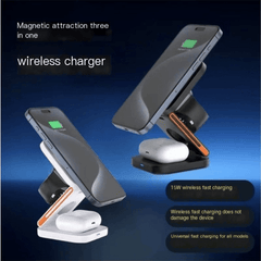 3 - in - 1 Folding Wireless Charger - Blondies Flips Gear and Clothing