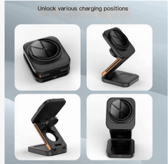 3 - in - 1 Folding Wireless Charger - Blondies Flips Gear and Clothing