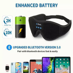 3D Eye Mask Bluetooth 50 Unlimited Music Stereo - Blondies Flips Gear and Clothing