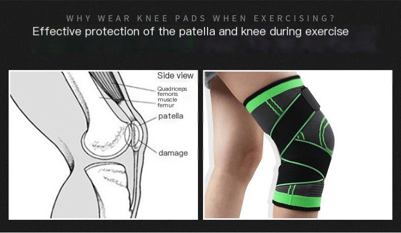 Compression Knee Brace for Sports and Fitness - Blondies Flips Gear and Clothing