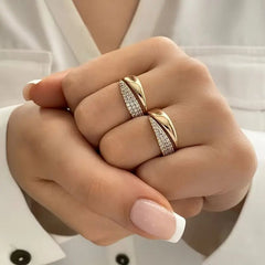 Elegant Adjustable Sparkle Ring - Blondies Flips Gear and Clothing