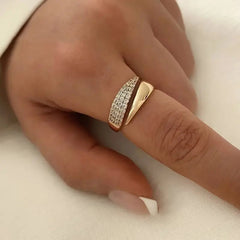 Elegant Adjustable Sparkle Ring - Blondies Flips Gear and Clothing