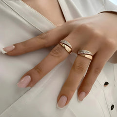 Elegant Adjustable Sparkle Ring - Blondies Flips Gear and Clothing