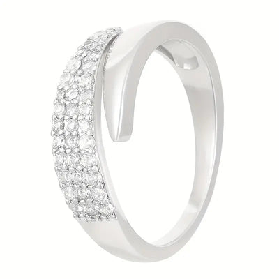 Elegant Adjustable Sparkle Ring - Blondies Flips Gear and Clothing