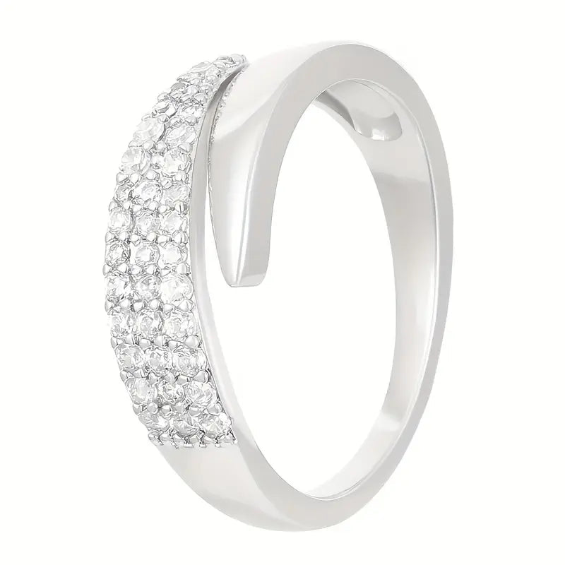 Elegant Adjustable Sparkle Ring - Blondies Flips Gear and Clothing