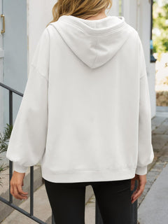 Fisoew Women's Hoodies Oversized Sweatshirts Casual Long Sleeve Side Slit Pullover Tops Fall Winter Outfits With Pocket - Blondies Flips Gear and Clothing