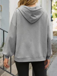 Fisoew Women's Hoodies Oversized Sweatshirts Casual Long Sleeve Side Slit Pullover Tops Fall Winter Outfits With Pocket - Blondies Flips Gear and Clothing