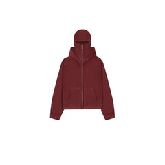 Men's Hooded Zip - Up Baseball Jacket - Blondies Flips Gear and Clothing
