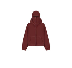 Men's Hooded Zip - Up Baseball Jacket - Blondies Flips Gear and Clothing