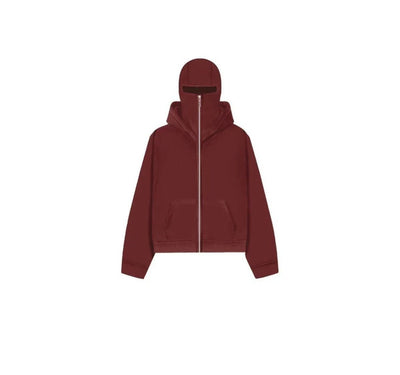 Men's Hooded Zip - Up Baseball Jacket - Blondies Flips Gear and Clothing