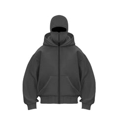 Men's Hooded Zip - Up Baseball Jacket - Blondies Flips Gear and Clothing