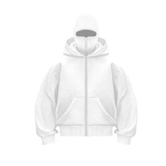 Men's Hooded Zip - Up Baseball Jacket - Blondies Flips Gear and Clothing