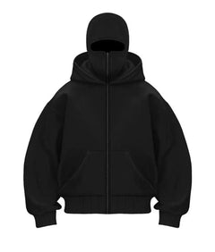 Men's Hooded Zip - Up Baseball Jacket - Blondies Flips Gear and Clothing