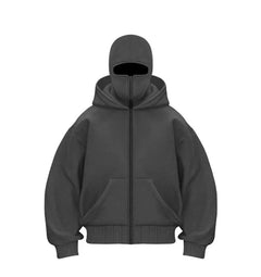 Men's Hooded Zip - Up Baseball Jacket - Blondies Flips Gear and Clothing