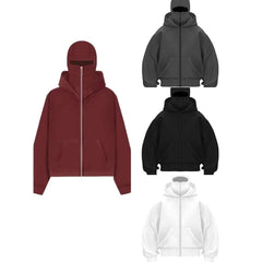Men's Hooded Zip - Up Baseball Jacket - Blondies Flips Gear and Clothing
