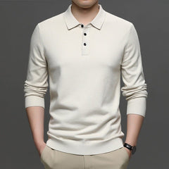 Men's Lapel Knit Pullover Sweater - Blondies Flips Gear and Clothing