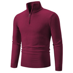 Men's Plus Size Fleece Zip Mock Neck Sweater - Blondies Flips Gear and Clothing