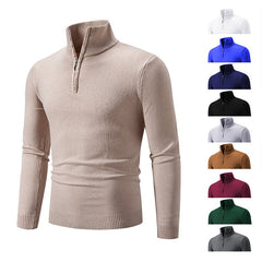 Men's Plus Size Fleece Zip Mock Neck Sweater - Blondies Flips Gear and Clothing