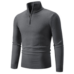 Men's Plus Size Fleece Zip Mock Neck Sweater - Blondies Flips Gear and Clothing