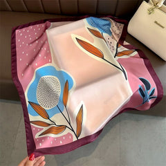 New Dopamine - print Silk Scarf For Women - Blondies Flips Gear and Clothing