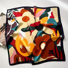New Dopamine - print Silk Scarf For Women - Blondies Flips Gear and Clothing