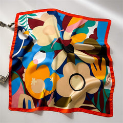New Dopamine - print Silk Scarf For Women - Blondies Flips Gear and Clothing
