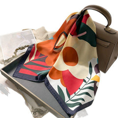 New Dopamine - print Silk Scarf For Women - Blondies Flips Gear and Clothing