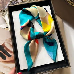 New Dopamine - print Silk Scarf For Women - Blondies Flips Gear and Clothing