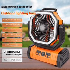 Outdoor Household Power Bank LED Light Camping Fan - Blondies Flips Gear and Clothing