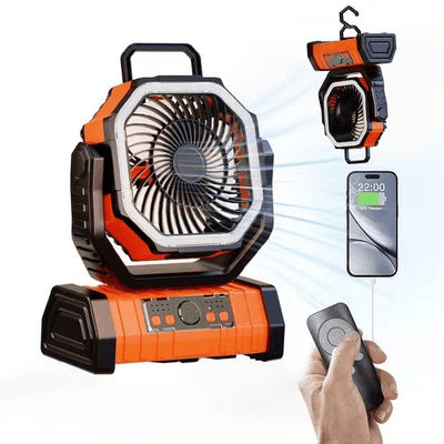 Outdoor Household Power Bank LED Light Camping Fan - Blondies Flips Gear and Clothing