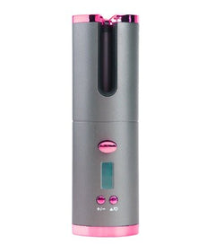 Rechargeable Automatic Hair Curler Women Portable Hair Curling Iron LCD Display Ceramic Curly Rotating Curling Wave Styer - Blondies Flips Gear and Clothing