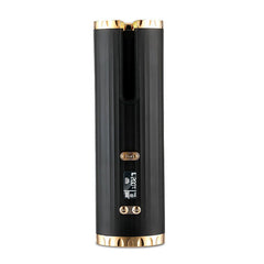 Rechargeable Automatic Hair Curler Women Portable Hair Curling Iron LCD Display Ceramic Curly Rotating Curling Wave Styer - Blondies Flips Gear and Clothing