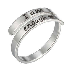 Retro Stainless Steel English Double Ring - Blondies Flips Gear and Clothing
