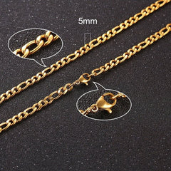 Twisted Rope Figaro Necklaces - Blondies Flips Gear and Clothing