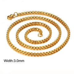 Twisted Rope Figaro Necklaces - Blondies Flips Gear and Clothing