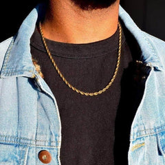Twisted Rope Figaro Necklaces - Blondies Flips Gear and Clothing