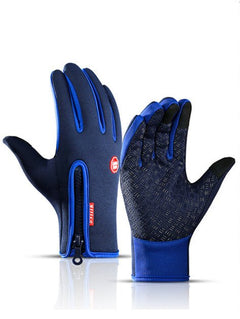Winter Gloves Touch Screen Riding E Bike Waterproof Sports Gloves With Fleece - Blondies Flips Gear and Clothing