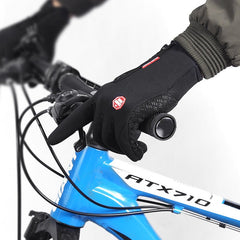 Winter Gloves Touch Screen Riding E Bike Waterproof Sports Gloves With Fleece - Blondies Flips Gear and Clothing