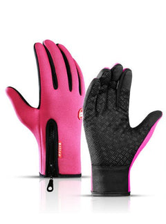 Winter Gloves Touch Screen Riding E Bike Waterproof Sports Gloves With Fleece - Blondies Flips Gear and Clothing