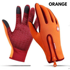 Winter Gloves Touch Screen Riding E Bike Waterproof Sports Gloves With Fleece - Blondies Flips Gear and Clothing