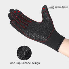 Winter Gloves Touch Screen Riding E Bike Waterproof Sports Gloves With Fleece - Blondies Flips Gear and Clothing