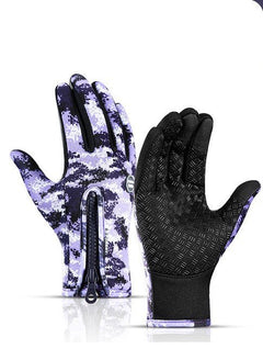 Winter Gloves Touch Screen Riding E Bike Waterproof Sports Gloves With Fleece - Blondies Flips Gear and Clothing