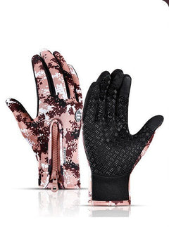 Winter Gloves Touch Screen Riding E Bike Waterproof Sports Gloves With Fleece - Blondies Flips Gear and Clothing
